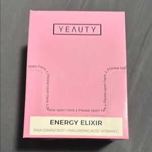 YEAUTY Energy Elixir Pink Box